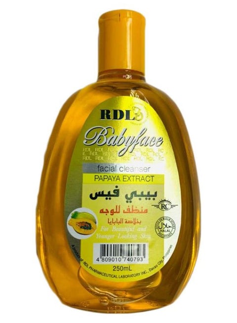 Baby Face Papaya Extract Facial Cleanser 250ml