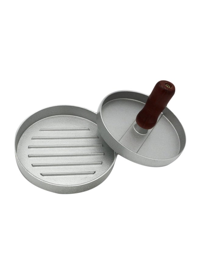 Aluminum Patty Maker Silver - Image 1