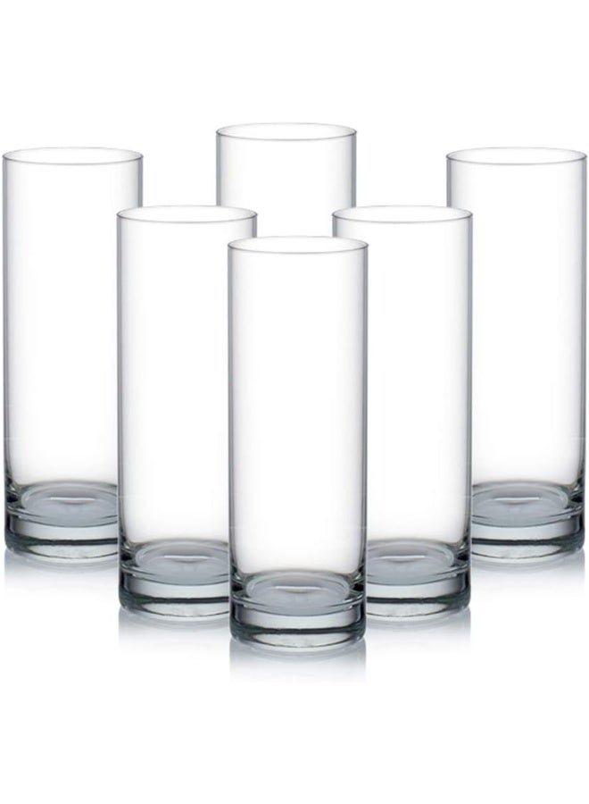 Ocean New York Hi Ball Glass, Set Of 6, Clear, 320 Ml, B07811, Mocktail Glass, Highball Glass, Tall Glass, Beverage Glass, Long Drink Glass, Water Glass, Juice Glass Clear 320ml - Image 1