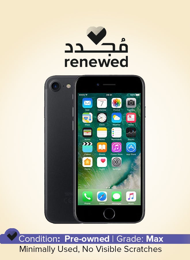 Apple Renewed - iPhone 7 32GB Black 4G With Facetime - International Version - Image 1