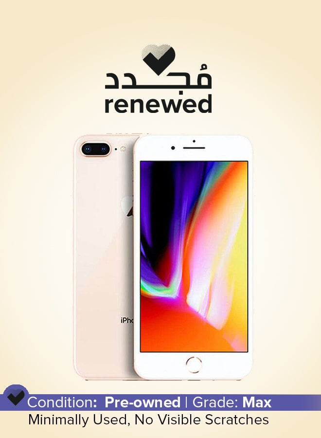 Apple Renewed - iPhone 8 Plus 64GB Gold 4G With Facetime - Image 1