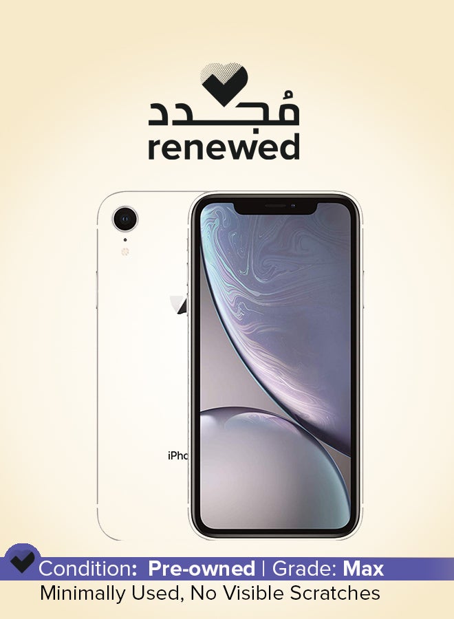 Apple Renewed - iPhone XR 128GB White 4G Without Facetime  - Image 1