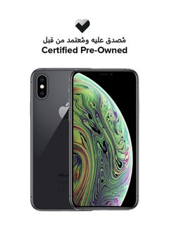 أبل مجدد - هاتف آيفون Xs بتطبيق فيس تايم لون سبيس جراي بذاكرة تخزين داخلية سعة 512 جيجابايت ومزود بتقنية 4G LTE - مواصفات دولية  - Image 1