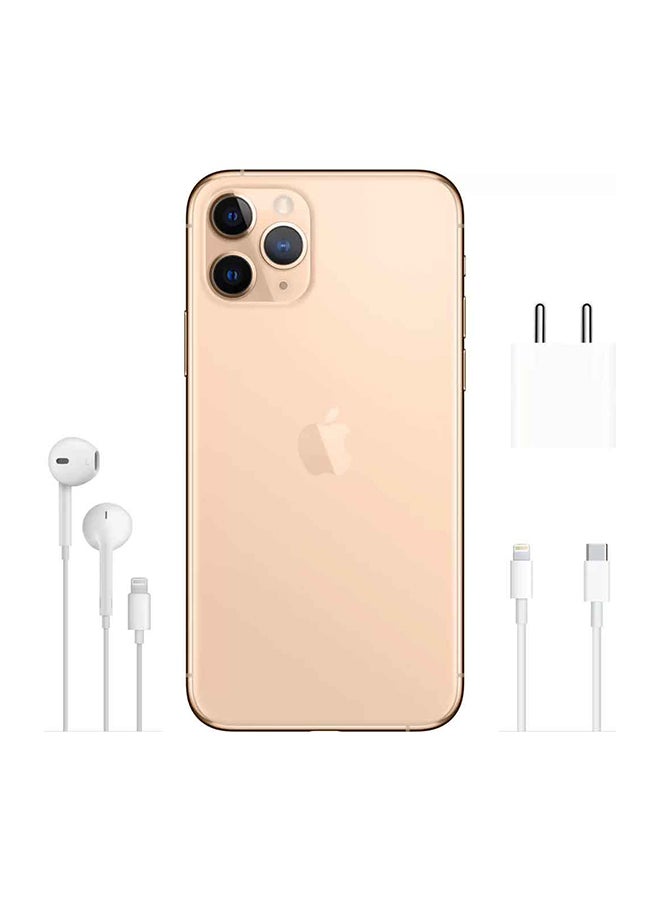 Renewed - iPhone 11 Pro Max 256GB Gold 4G With Facetime - International Version