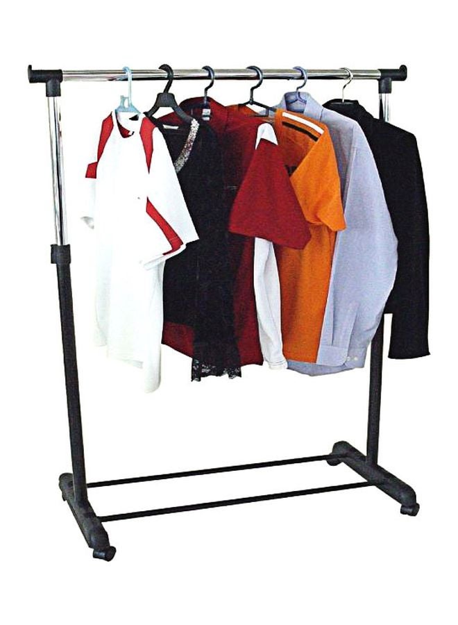 The Living Telescopic Clothes Hanger Black/Silver - Image 2