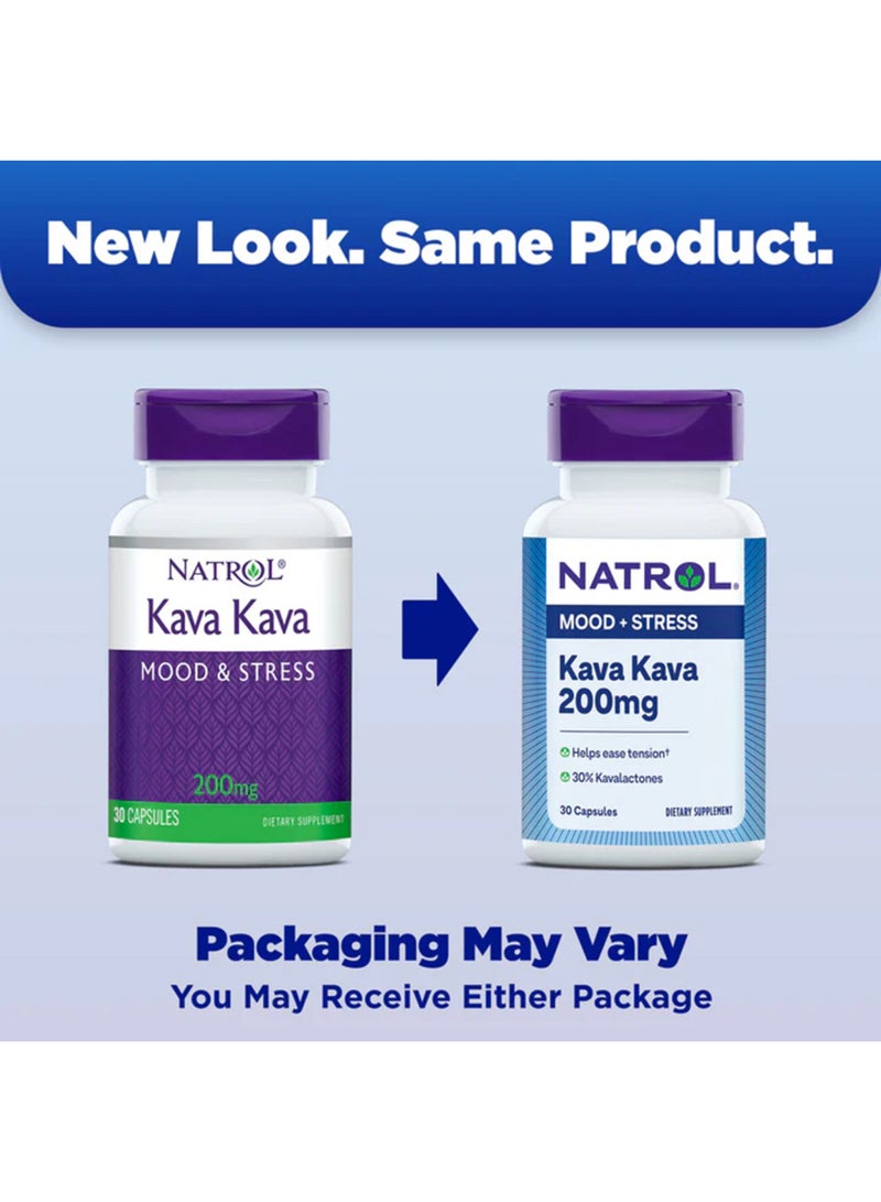 مكمل غذائي من نبتة كافا كافا - 30 كبسولة - Image 1