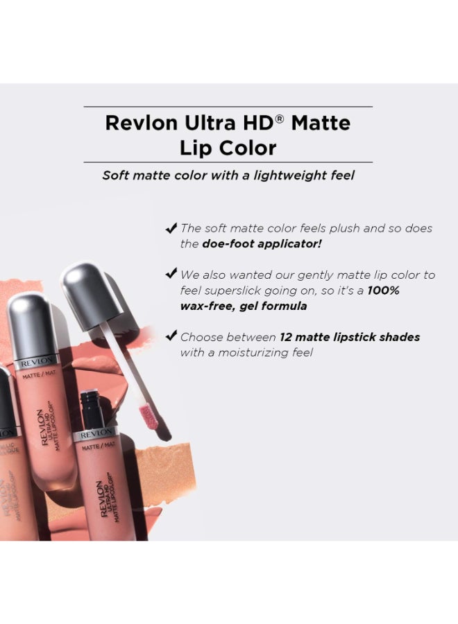 Revlon - Ultra HD Matte Lipcolor 650 Spark - Image 1
