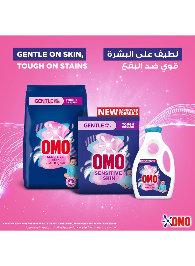 Omo - Liquid Laundry Detergent, Sensitive Skin 900ml - Image 1