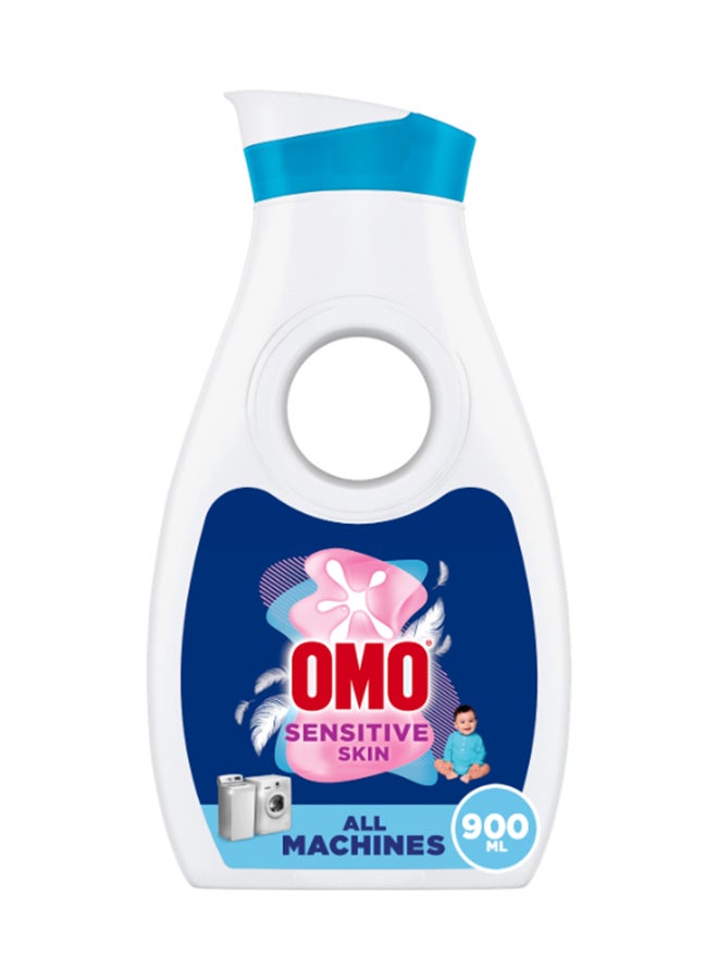 Omo Liquid Laundry Detergent, Sensitive Skin 900ml - Image 1