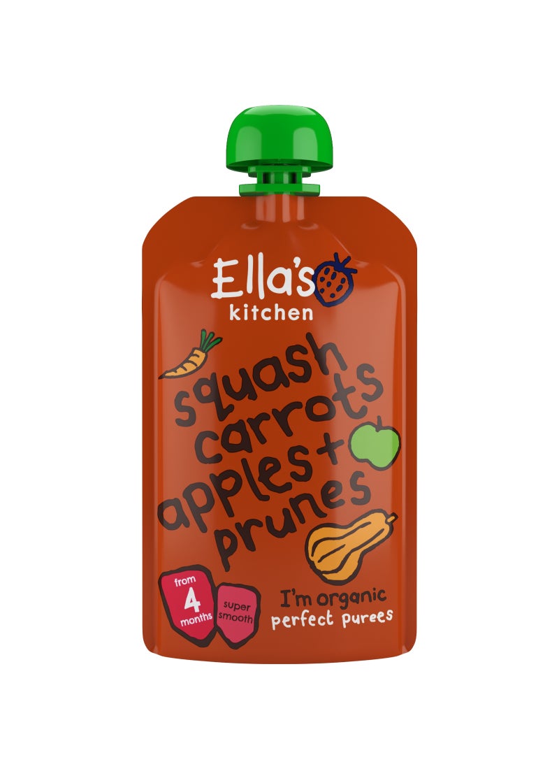 Ella’s kitchen Carrots Apple Prunes Squash 120grams - Image 1