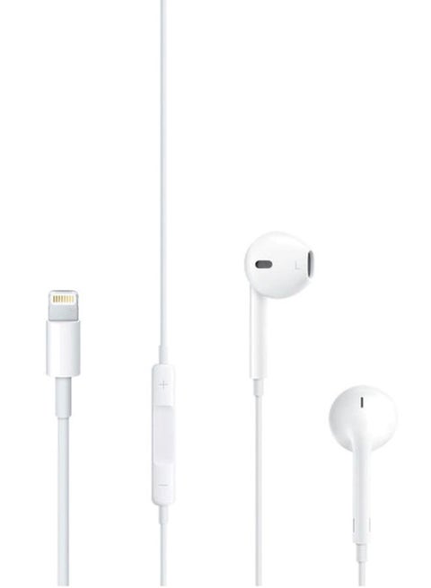 Wired In-Ear Earphones for Apple iPhone White