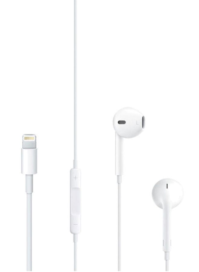Wired In-Ear Earphones for Apple iPhone White - Image 1