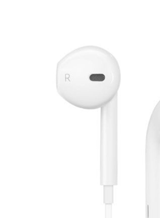 Wired In-Ear Earphones for Apple iPhone White - Image 3