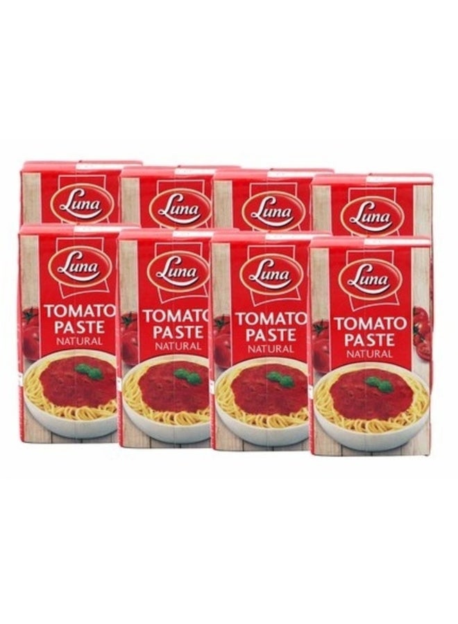 Luna Natural Tomato Paste, 135g Pack of 8 - Image 1