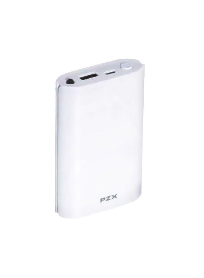 PZX 10400 mAh Portable Power Bank White