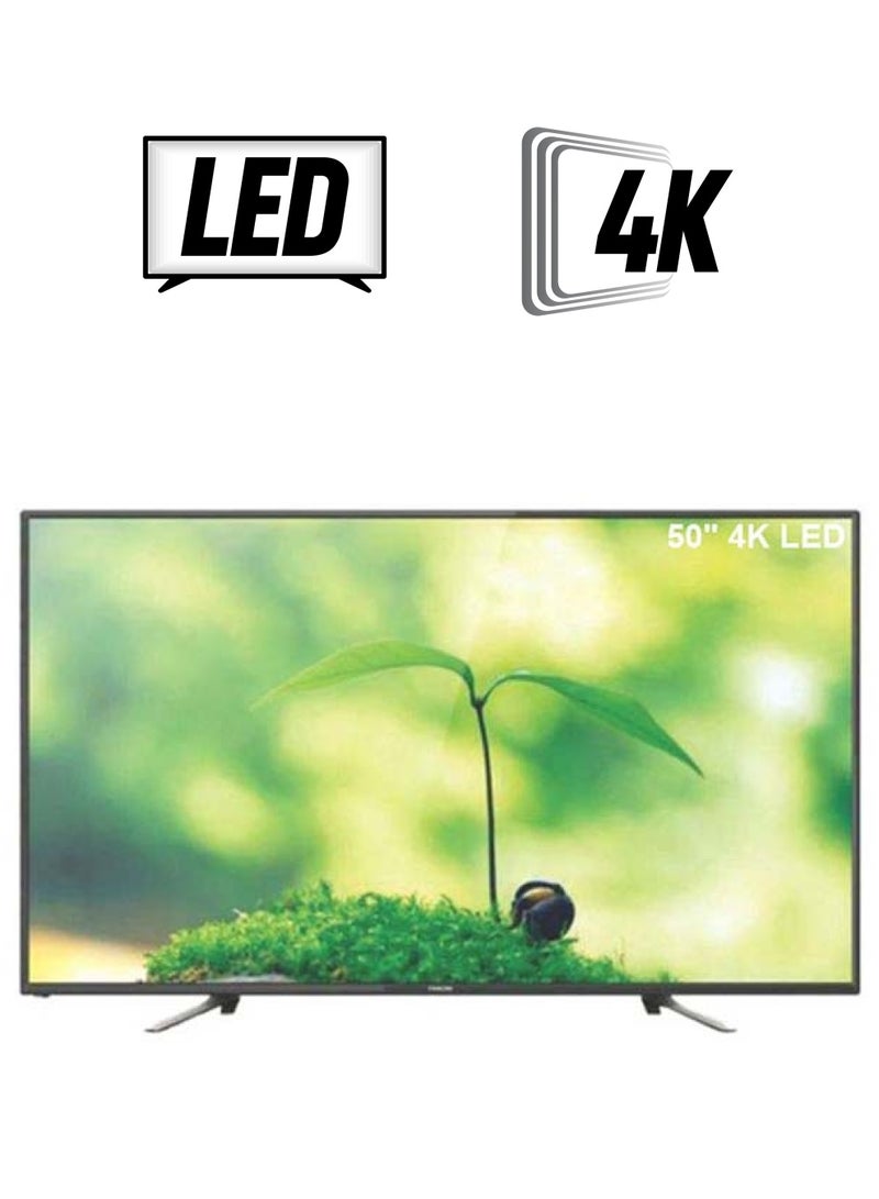 NIKAI Nikai 50 Inch Smart Ultra HD 4K LED TV | Model No UHD50SLED UHD50SLED2 Black  - Image 1