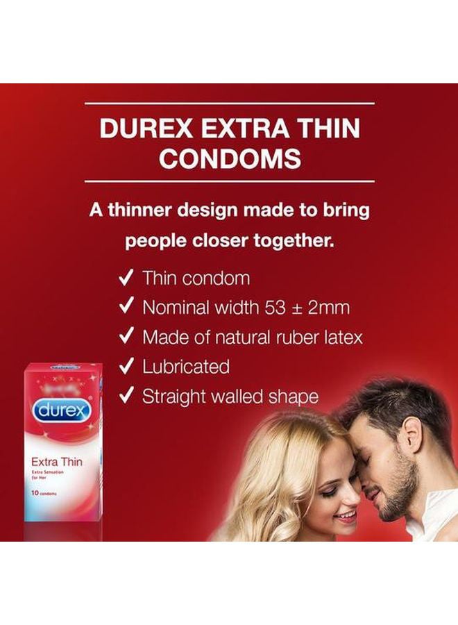 10-Piece Extra Thin Condom