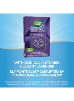 Nature's Way CalmAid Clinically Studied Lavender 30 Softgels Packaging May Vary  - Image 2