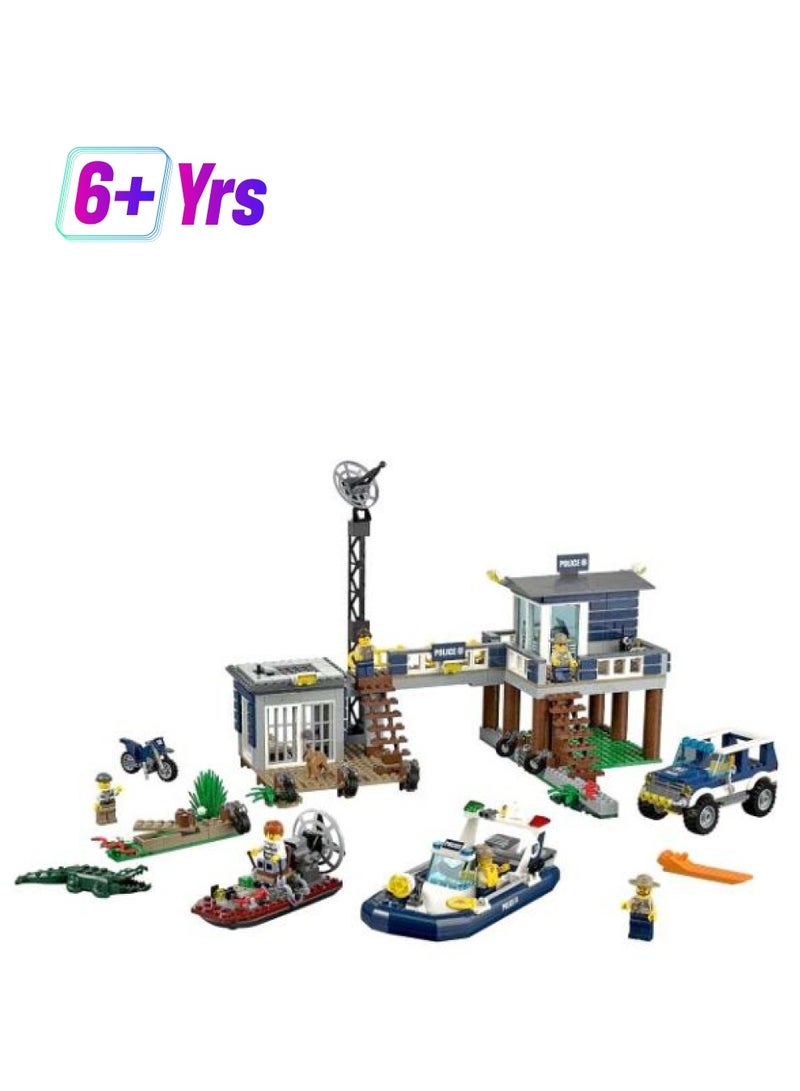 ليغو مجموعة بناء مركز شرطة مستنقع المدينة