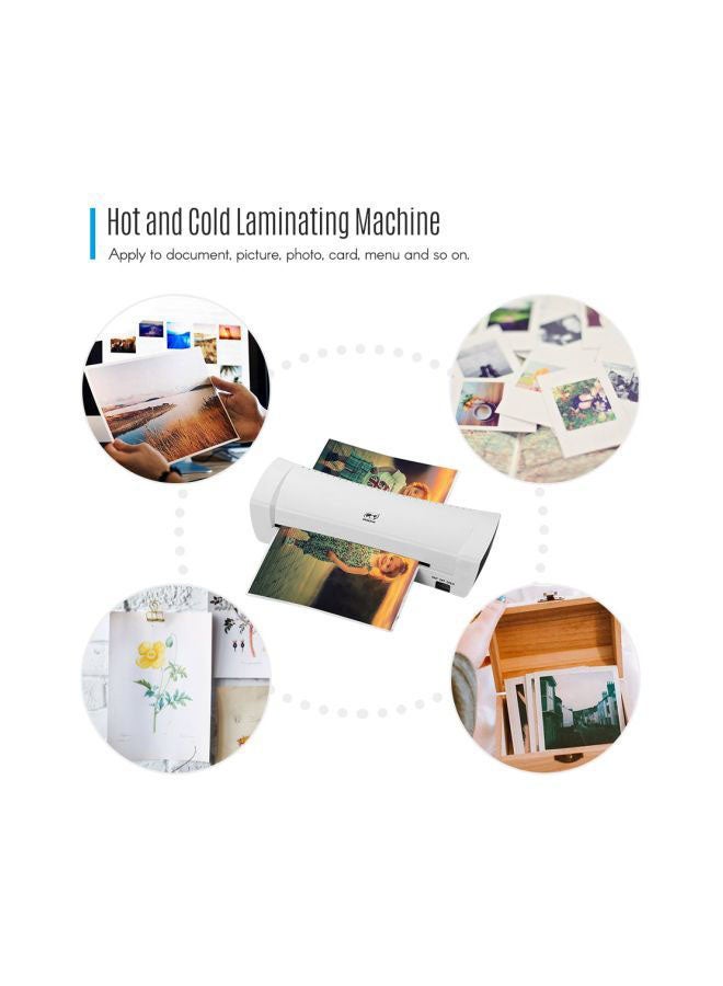 OSMILE Hot And Cold Laminating Machine White - Image 4