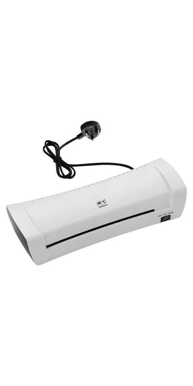 OSMILE Hot And Cold Laminating Machine White - Image 1