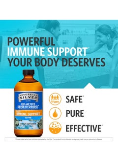 Sovereign Silver Bio-Active Silver Hydrosol, Daily+ Immune Support 16 oz  - Image 2
