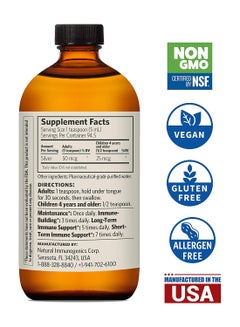 Sovereign Silver Bio-Active Silver Hydrosol, Daily+ Immune Support 16 oz  - Image 3