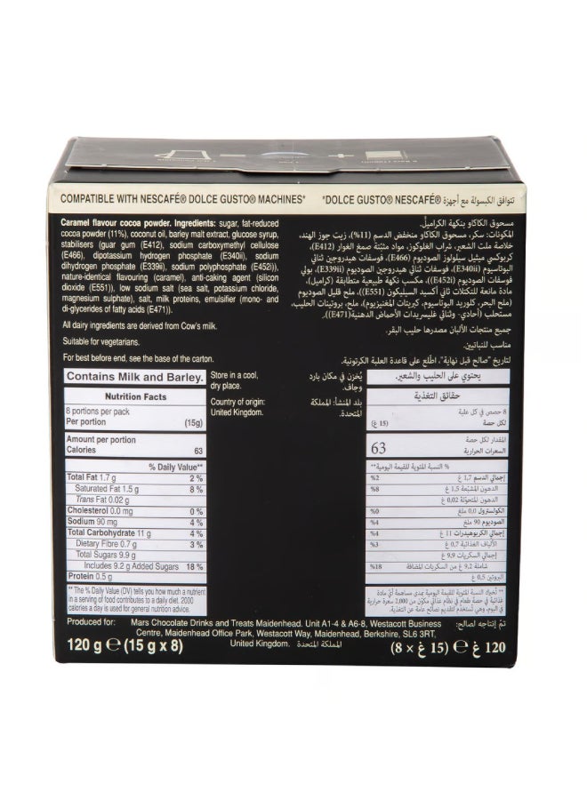 Mars - Dolce Gusto Compatible Hot Chocolate 8 Pods 15grams - Image 1
