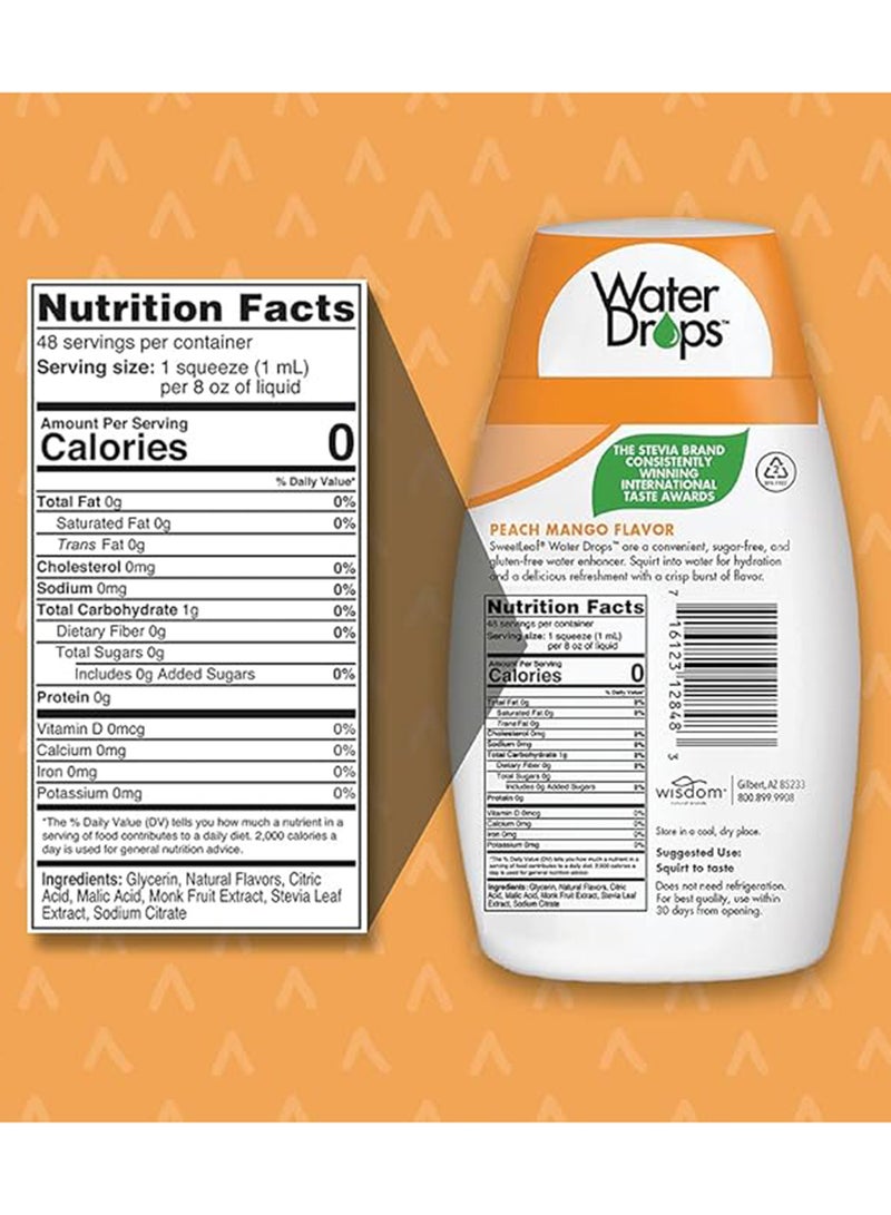 SweetLeaf Water Drop Delicious Stevia Water Enhancer 48ml - Image 2