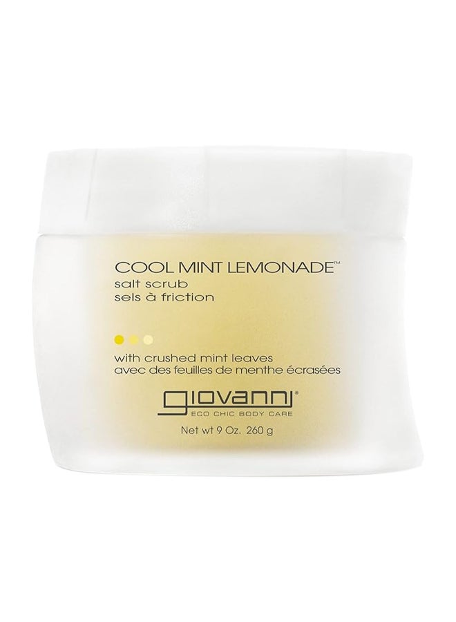 Giovanni Giovanni Cool Mint Lemonade Salt Scrub, Crushed Mint Leaves 260grams  - Image 1