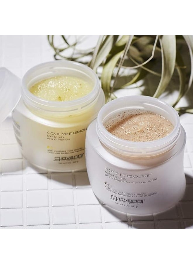 Giovanni Giovanni Cool Mint Lemonade Salt Scrub, Crushed Mint Leaves 260grams  - Image 4