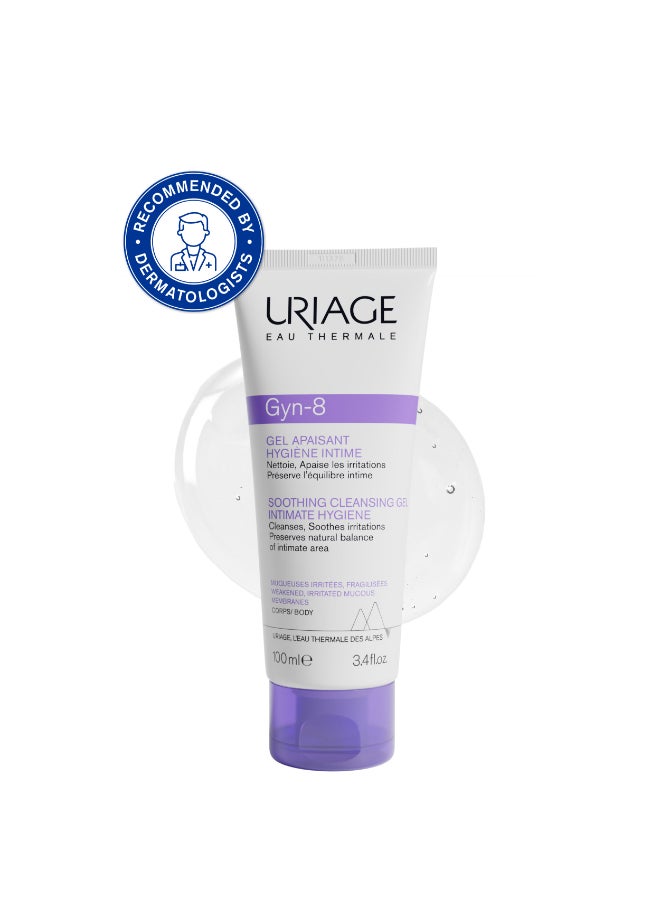Uriage Soothing Cleansing Gel with Uriage Thermal Water - Gentle Face & Body Hygiene Care - 100ml 100ml - Image 1