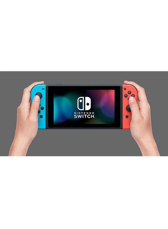 Switch Console (Extended Battery) With Neon Blue And Red Joy‑Con