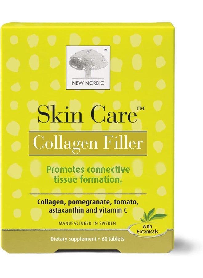 New Nordic - Skin Care Collagen Filler, 60 Tablets - Image 1
