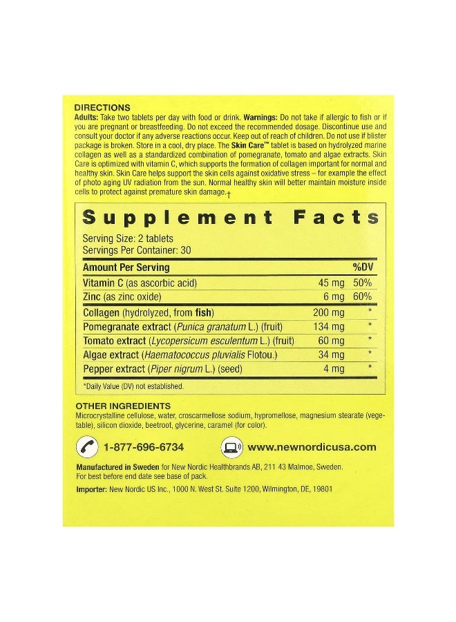 New Nordic - Skin Care Collagen Filler, 60 Tablets - Image 1