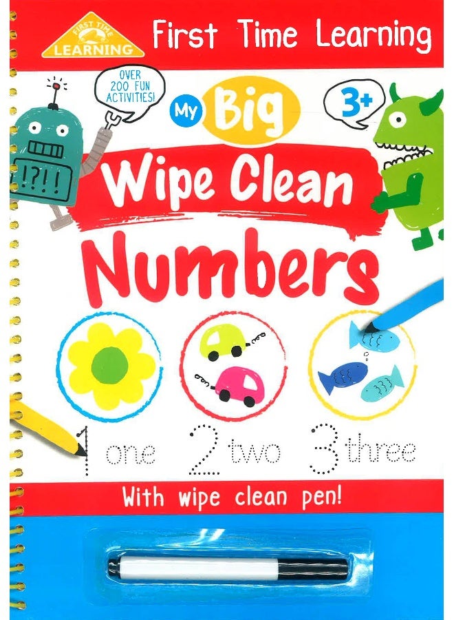 First Time Learning: My Big Wipe Clean Number Paperback English - Image 1