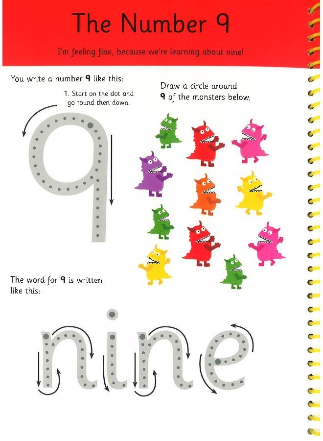 First Time Learning: My Big Wipe Clean Number Paperback English - Image 5