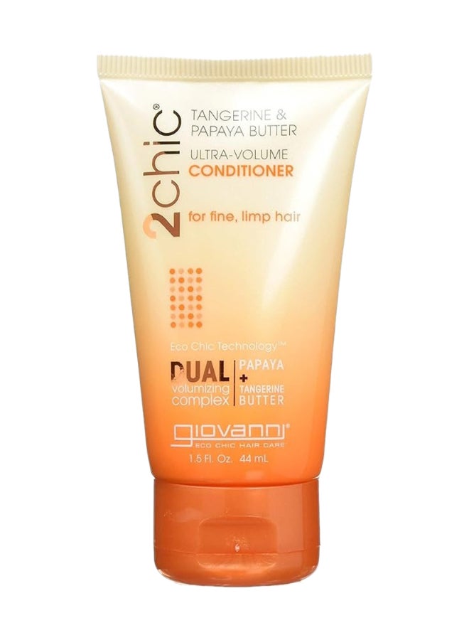 Giovanni Giovanni 2Chic Tangerine & Papaya Butter Ultra-Volume Conditioner, For Fine, Limp Hair 44ml  - Image 1