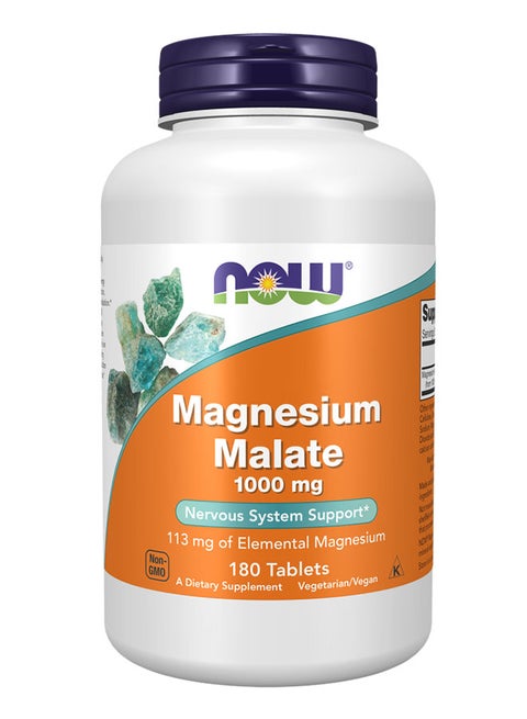 Magnesium Malate, 1000Mg 180 Tablets