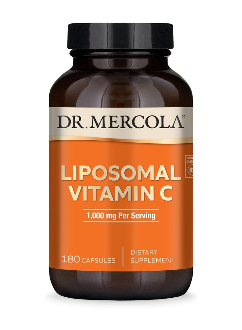 Dr. Mercola - Liposomal Vitamin C, 1000 mg, 180 Capsules - Image 1