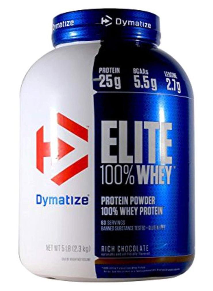 ديماتيز إيليت 100% مسحوق بروتين مصل الحليب غني بالشوكولاتة، 5 رطل - Image 1