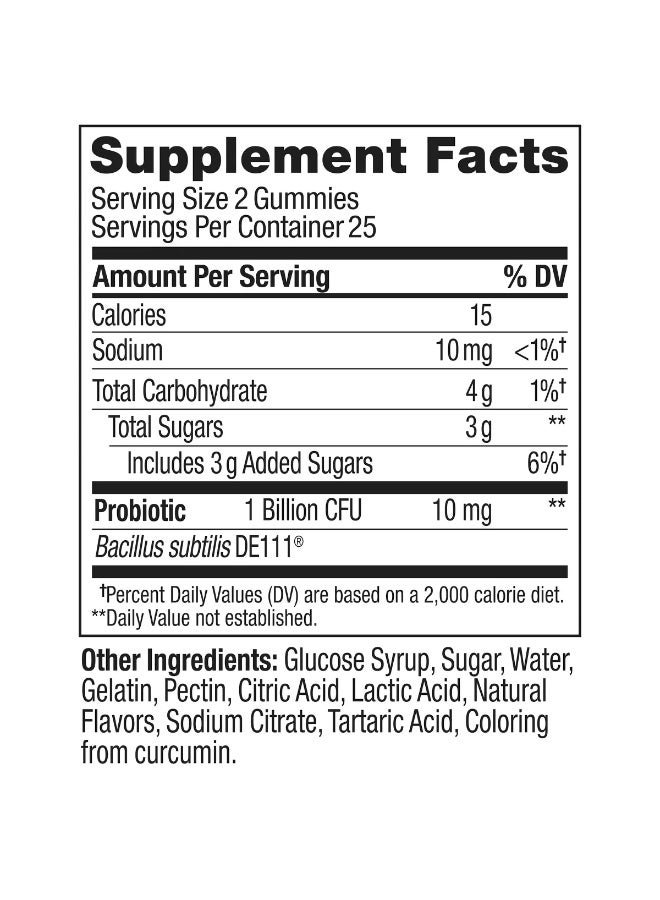 OLLY Probiotic Immune And Digestive Health One Billion Live Cultures Dietary Supplement - 50 Gummies - Image 2