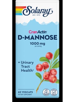 CranActin D-Mannose, 1000mg - 60 VegCaps