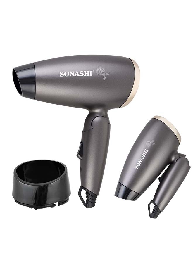 SONASHI Hair Dryer SHD-5005N - 1000W - 1300W, 2 Speed Blow Dryer with 2 Heat Settings, Cold & Hot Wind, DC Motor | Hair Care Essentials Silver - Image 1