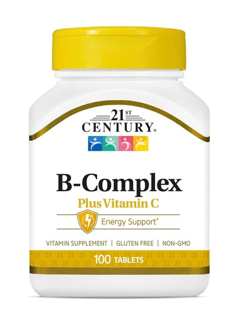 (B Complex) Plus Vitamin C, 100 Tablets