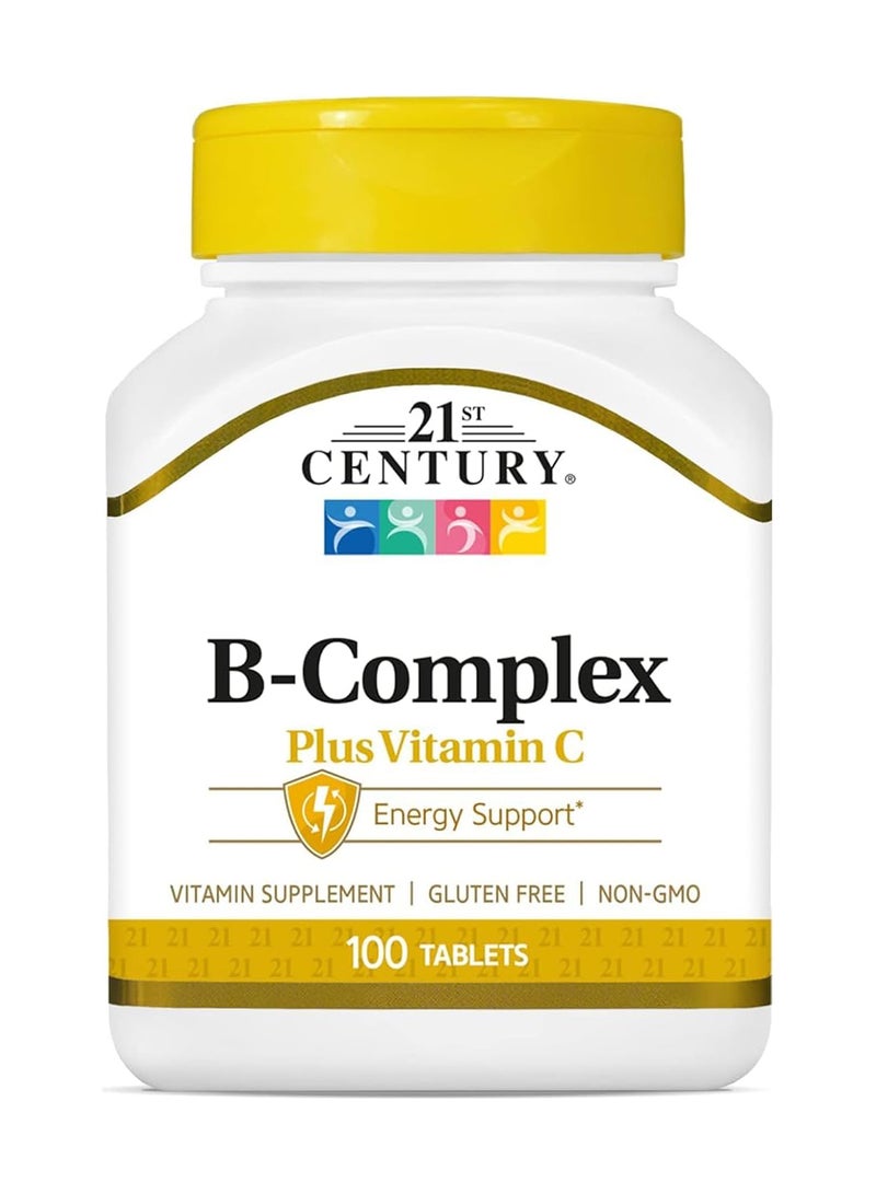 21st Century (B Complex) Plus Vitamin C, 100 Tablets - Image 1