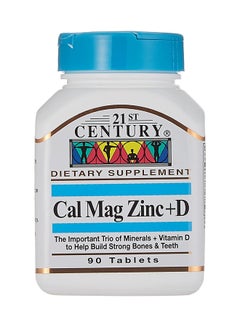21st CENTURY Cal Mag Zinc+D 90 Tablets  - Image 1