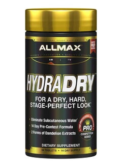 AllMax Nutrition Hydra Dry 14-Day Pre-Contest Water Loss System Dietary Supplement - 84 Tablets  - Image 1