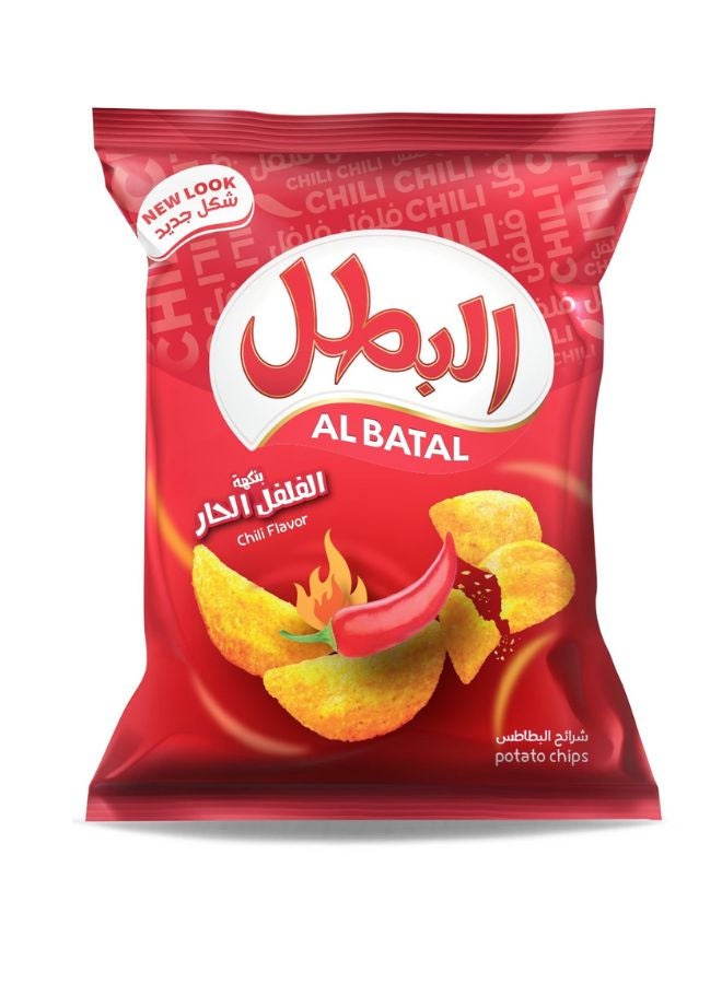البطل شرائح البطاطس بنكهة الفلفل الحار 110جرام