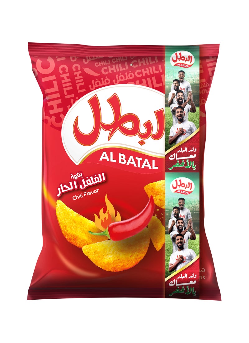 شرائح البطاطس بنكهة الفلفل الحار 110جرام